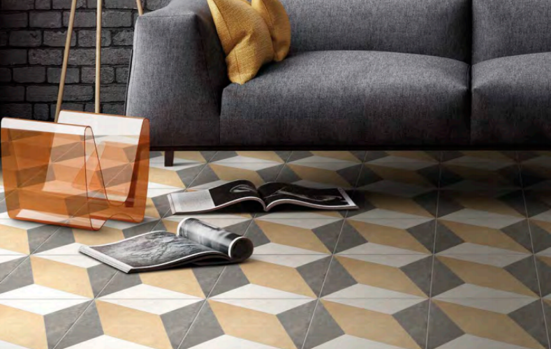 Xclusive Amarcord vloer- en wandtegel decor Prisma 20,5 x 20,5 cm