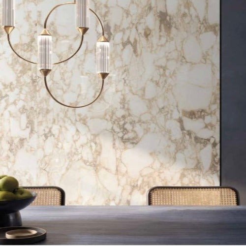 Keope Eclectic Oniric White gepolijst Slab 120 x 278 cm