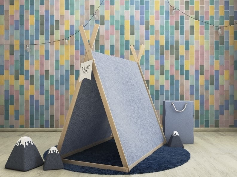 Marrakech Pastels wandtegel Esmeralda 7,5 x 15 cm