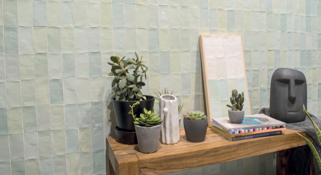 Wow Fez wandtegel Aqua mat 6,2 x 12,5 cm