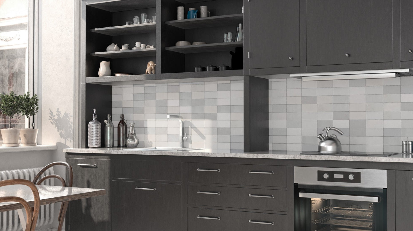 Wow Fez wandtegel Grey mat 6,2 x 12,5 cm