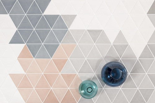 Quintessenza 3Lati wandtegel Rosa Lucido 13,2 x 11,4 cm