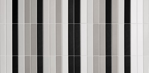 Quintessenza Tinte wandtegel Grigio Medio Lucido 5 x 25 cm