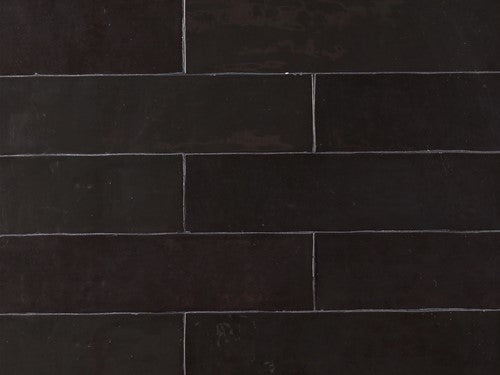 Revoir Paris Atelier wandtegel Noir glans 6,2 x 25 cm