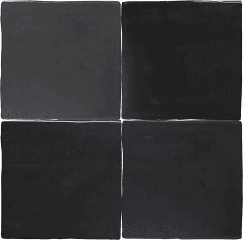 Revoir Paris Atelier wandtegel Noir glans 10 x 10 cm