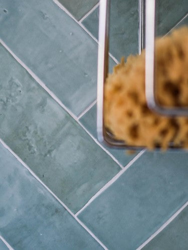 Revoir Paris Atelier wandtegel Vert d'Eau glans 6,2 x 25 cm