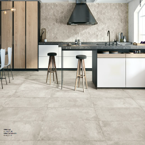 Unicom Starker Debris vloer- en wandtegel Flint 120 x 120 cm