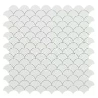 V.P. SL BR Mosaico White Matt 36 x 29 mm