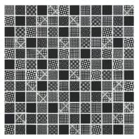 V.P. BR Black Mosaico 25 x 25 mm