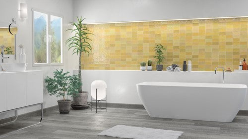 Wow Fez wandtegel Mustard glans 6,2 x 12,5 cm