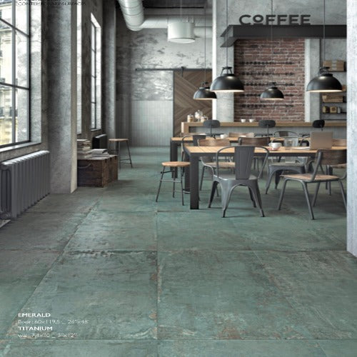 Unicom Starker Oxid vloer- en wandtegel Emerald 60 x 119,5 cm