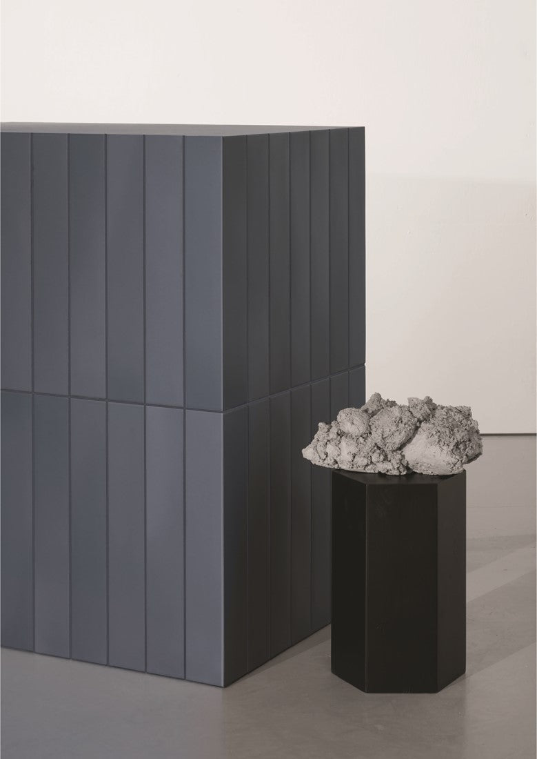 Quintessenza Pigmento wandtegel Nero mat 6 x 37 cm