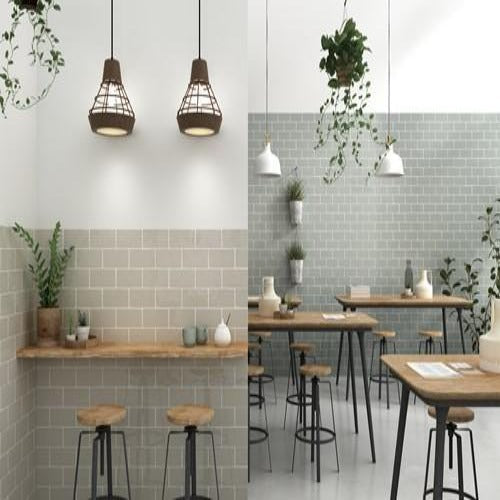 RESTPARTIJ Yorkshire La Porta wandtegel Jade groen 10 x 20 cm