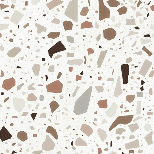 Quintessenza Confetti Bianco Multicolor vloer- en wandtegel Cotto 18,6 x 18,6 cm