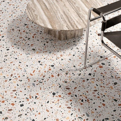 Quintessenza Confetti Bianco vloer- en wandtegel Multicolor 18,6 x 18,6 cm