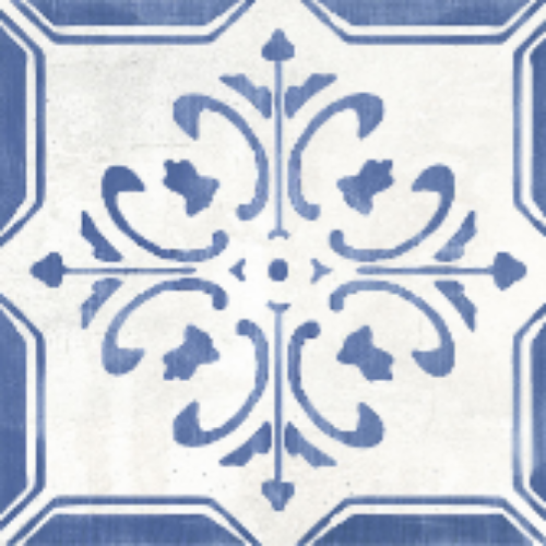 Xclusive Paint vloer- en wandtegel decor Maiolica 20,5 x 20,5 cm
