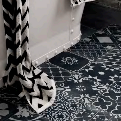 Xclusive Restyle vloer- en wandtegel decor Black mix 20,5 x 20,5 cm