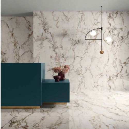 Keope Interno4 Breccia Tortona gepolijsd Slab 120 x 278 cm