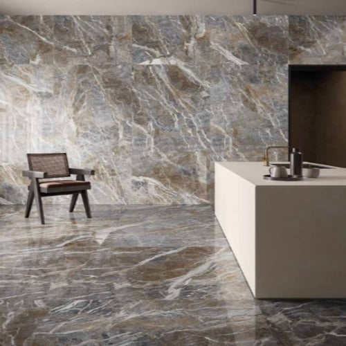 Keope Interno4 Carnico Brera gepolijst Slab 120 x 278 cm