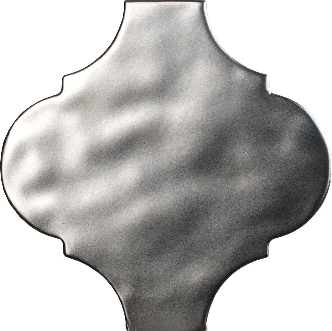 Tonalite Arabesque Satin Silver wandtegel 14,5 x 14,5 cm