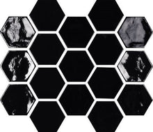 Afbeelding in Gallery-weergave laden, Memories Dawn Night Crackled hexagon wandtegel 12 x 13 cm
