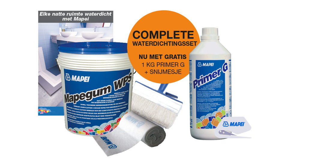 Mapei Mapegum WPS kit (waterafdichting set)