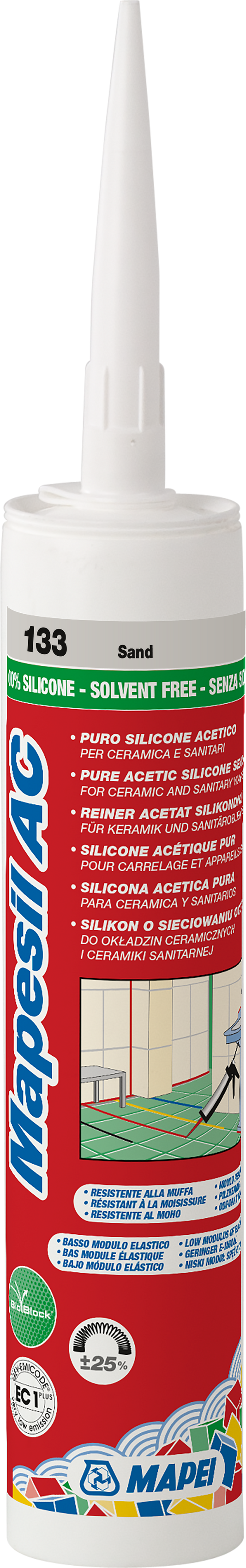 Mapei Mapesil AC kleur 123 (Ancient White) | NIEUW