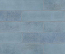 Afbeelding in Gallery-weergave laden, Revoir Paris Atelier wandtegel Bleu Lumiere mat 6,2 x 25 cm
