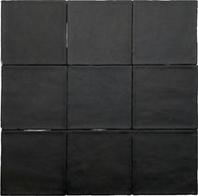 Afbeelding in Gallery-weergave laden, Revoir Paris Atelier wandtegel Noir mat 13,8 x 13,8 cm
