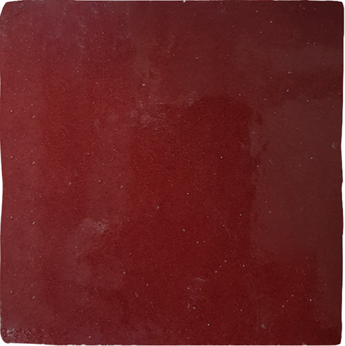 Revoir Paris Atelier wandtegel Bordeaux glans 10 x 10 cm