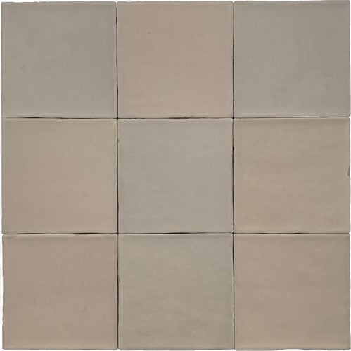 Revoir Paris Atelier wandtegel Taupe mat 10 x 10 cm