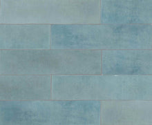 Afbeelding in Gallery-weergave laden, Revoir Paris Atelier wandtegel Turquoise mat 6,2 x 25 cm
