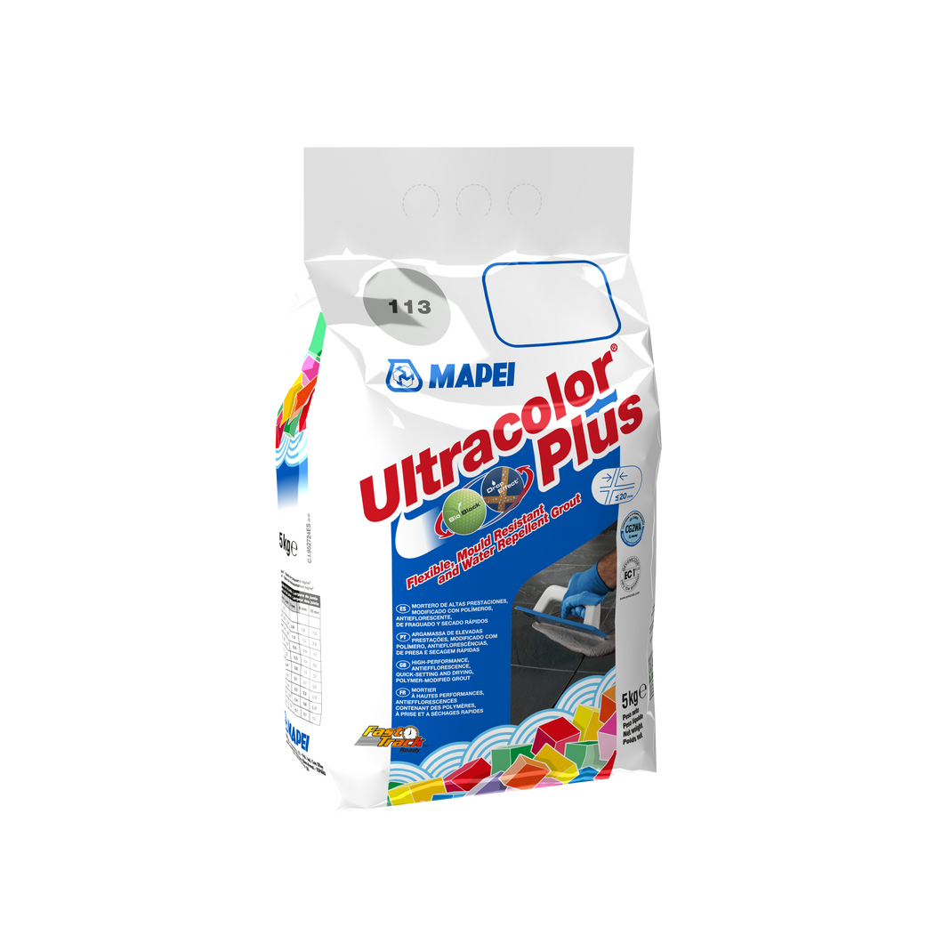 Mapei Ultracolor Plus  4 x 5 kg kleur 113 (cementgrijs)