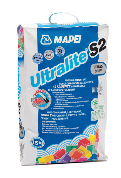 Mapei Ultralite S1 tegellijm grijs 15 kg