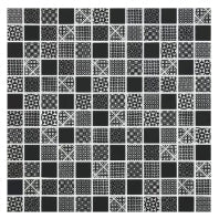 V.P. BR Black Mosaico 25 x 25 mm