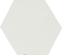 Afbeelding in Gallery-weergave laden, Wow Zellige Hexa wandtegel White glans 10,8 x 12,4 cm
