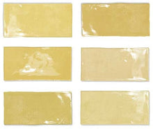 Afbeelding in Gallery-weergave laden, Wow Fez wandtegel Mustard glans 6,2 x 12,5 cm
