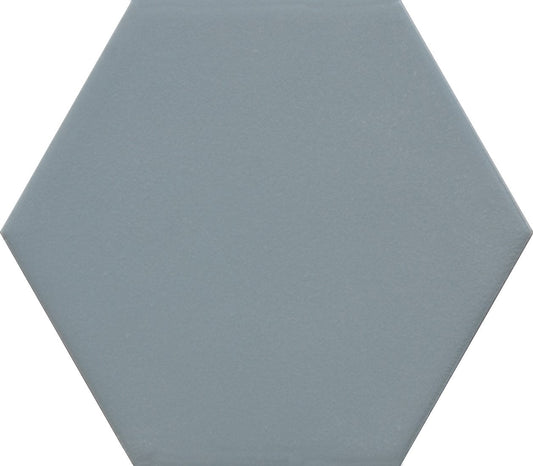 Tonalite Lingotti wandtegel hexagon Azzurro mat 14 x 16 cm