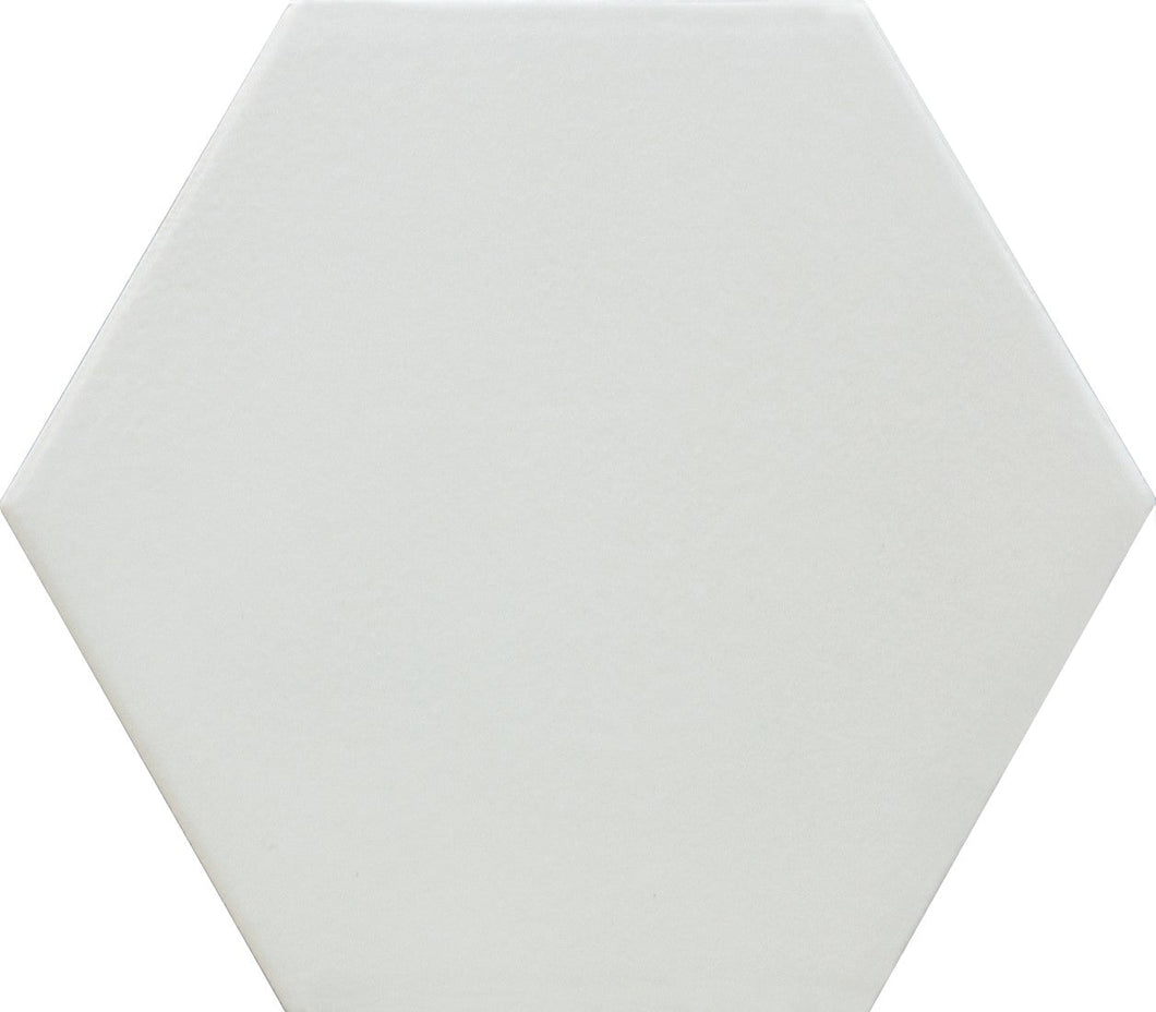 Tonalite Lingotti wandtegel hexagon Bianco mat 14 x 16 cm