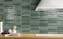 Afbeelding in Gallery-weergave laden, Natucer Piastrella Mix wandtegel Olive 5 x 25 cm
